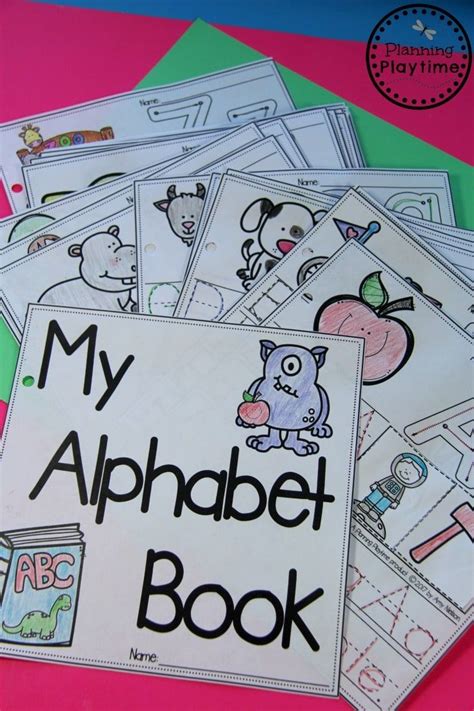Diy Alphabet Books Planning Playtime Preschool Alphabet Book
