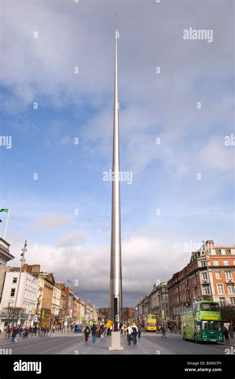 The Dublin Spire Oconnell Street Dublin Ireland Stock Photo Alamy