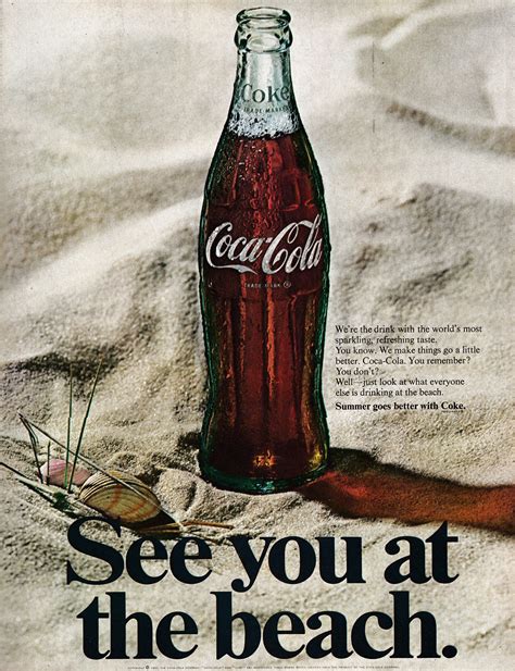 1969 Coke Coca Cola Bottle Launched 1000 Summers Original Magazine Ad