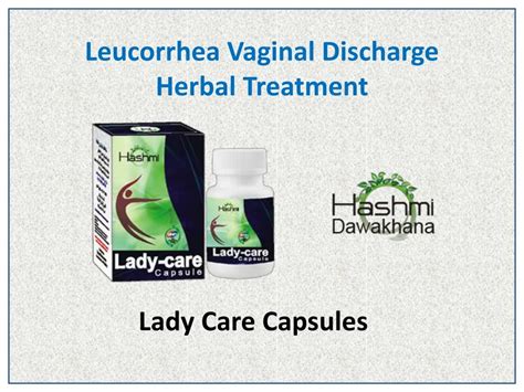 Ppt Leucorrhoea Vaginal Discharge Herbal Remedies For White