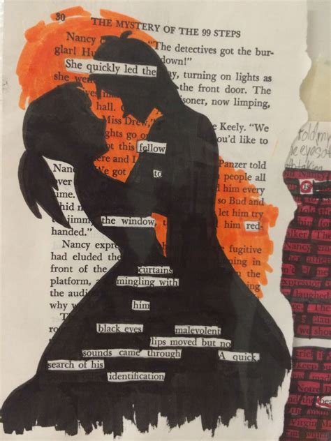 Blackout Poem From A Page Of An Old Nancy Drew Book Take A Page From