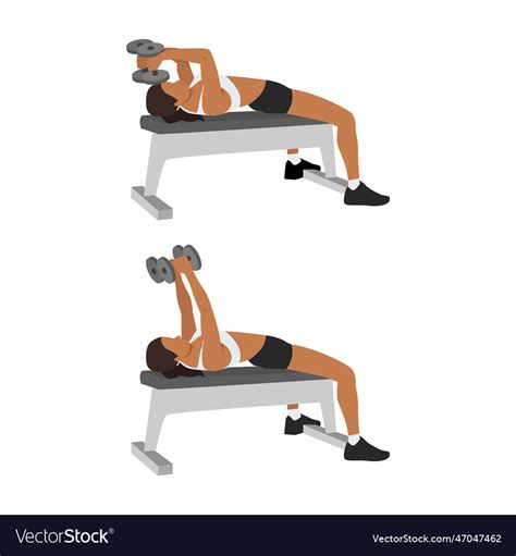 Lying Dumbbell Tricep Extension