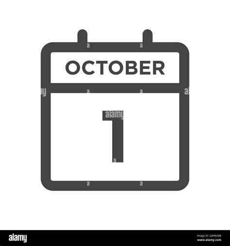 October Calendar Clip Art Black And White