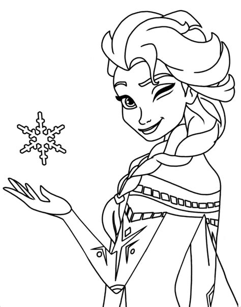 Hình Công Chúa Elsa Tô Màu Công Chúa Elsa Cho Bé Gái Đẹp Nhất