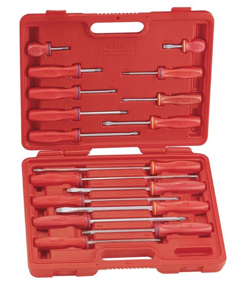 17 Piece Slotted And Philips Screwdriver Set Genius