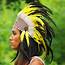 Yellow Feather Headdress – Indian  Novum Crafts