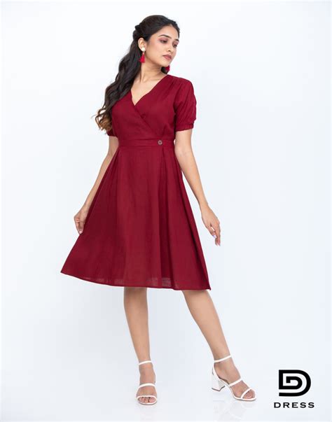 box pleat midi dress red dress