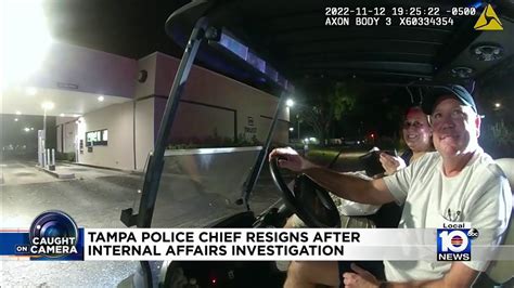 Tampas Police Chief Resigns Over Golf Cart Traffic Stop Youtube