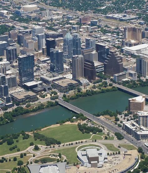 Over Austin Stock Image Image Of View Airplane Aerial 94528743