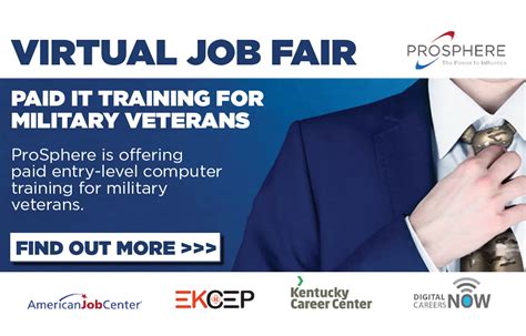 Virtual Job Fair Paid It Training For East Ky Military Veterans K 94
