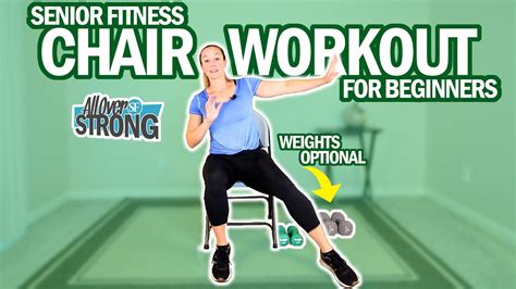 Senior Fitness Chair Workout For Beginners Full Body Weights