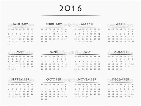 Calendário 2016 Em Pdf Para Imprimir