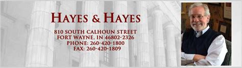 Hayes Hayes Attorneys Lawyers Fort Wayne Indiana Dissolution Of
