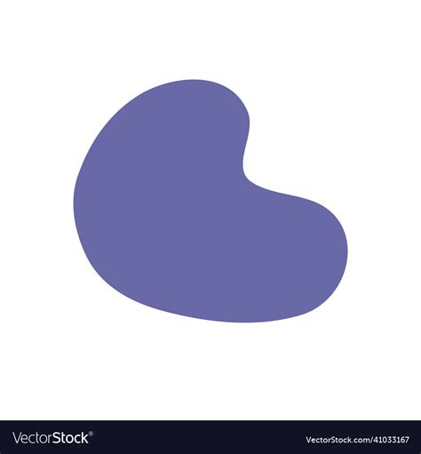 Liquid Irregular Blob Shape Royalty Free Vector Image