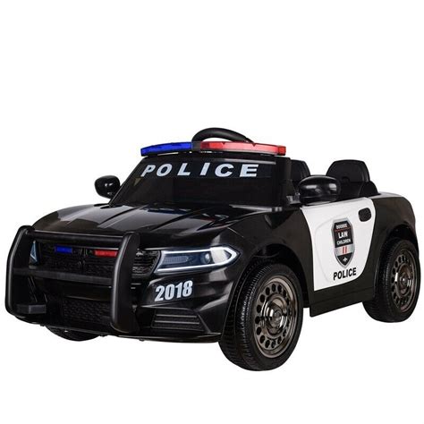 Built with everything needed for a fun, safe ride, including real horn and engine sounds, 2 varying speeds (high and low), and seat belts KIDS ELECTRIC 12V RIDE ON BATTERY POLICE CAR WITH PARENTAL ...