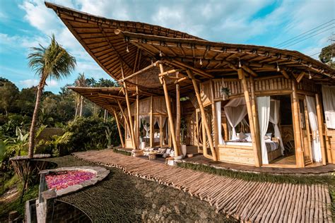 Camaya Bali Butterfly Magical Bamboo House Cabins For Rent In Selat