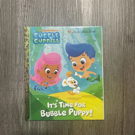 A Little Golden Book Nickelodeon Bubble Guppies “its Time For Bubble