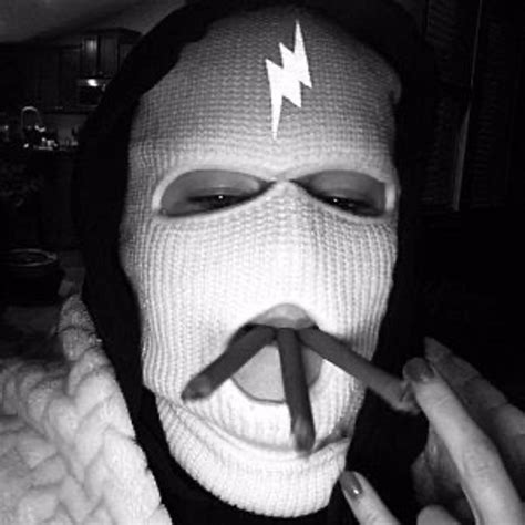 Streetwear Reflective Bolt Ski Mask Balaclava Reflective Robbery Mask