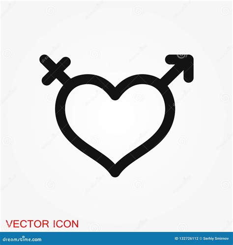 Erotic Icon For Adult Only Content Flat Illustration Stock Illustration Illustration Of