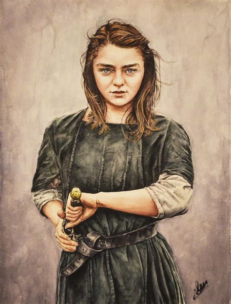 Arya Stark Maisie Williams By Suuf On Deviantart