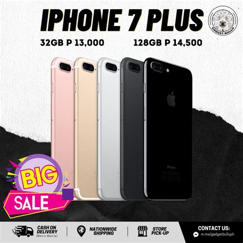 Iphone 7 Plus 128gb Price Philippines 2021 194290 How Much Is Iphone 7