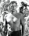 JOHNNY WEISSMULLER IN 'TARZAN ESCAPES' - 8X10 PUBLICITY PHOTO (AB-141)