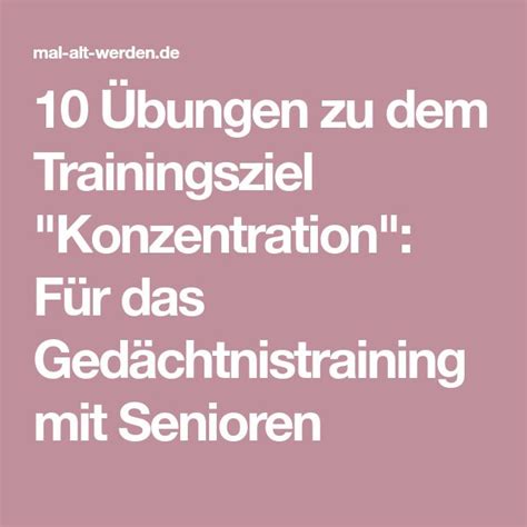 Hinweis zum ausdrucken der blätter für die lernkarten: 10 Übungen zu dem Trainingsziel "Konzentration": Für das ...