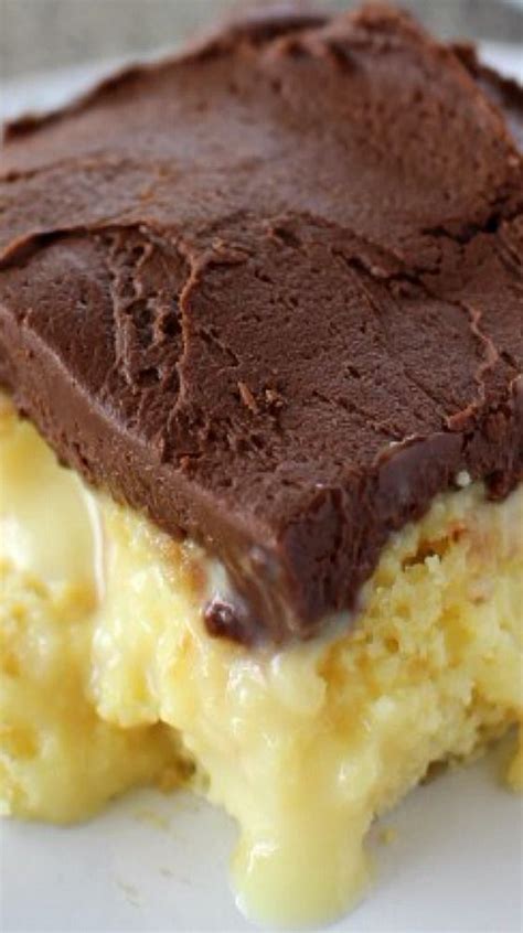 The best part, besides eating it is, it's really hard to mess up this recipe because it's super simple to. Boston Cream Pie Poke Cake | Recipe | Desserts, Homemade ...
