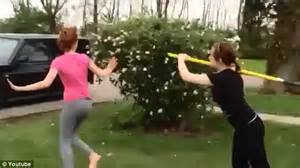 BOTH Girls In Shovel Fight Video Are Arrested For Disorderly Conduct Daily Mail Online
