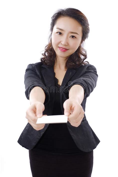 Asian Office Lady Insurance Policy Inspector Stock Image - Image of ...
