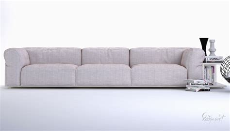 3d Minimalist White Sofa