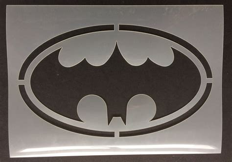 Batman Bat Logo Stencil 190 Micron Mylar