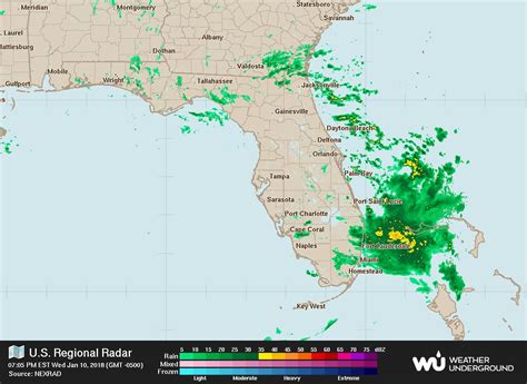 Jacksonville Radar Map Map Of Jacksonville Radar Florida Usa