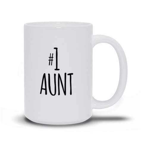 Number One Aunt Mug Best Aunt Coffee Mug T For Aunt 1 Etsy