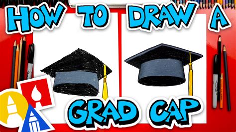 How To Draw A Graduation Cap Art For Kids Hub