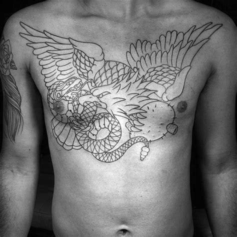 50 Mexican Eagle Tattoo Designs For Men Manly Ink Ideas Em 2020