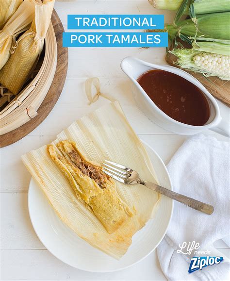 Traditional Pork Tamales Pork Tamales Mexican Food Recipes Recipes