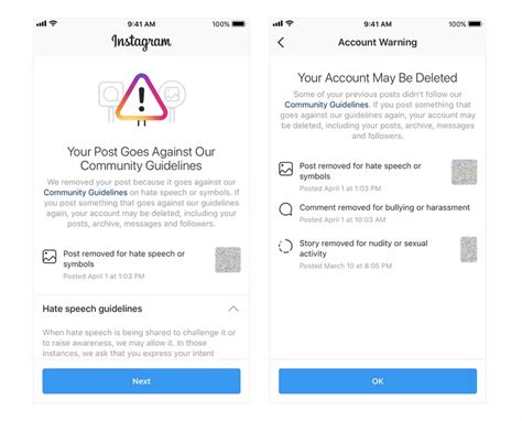 Instagram To Warn Users Likely To Have Their Accounts Banned Expands