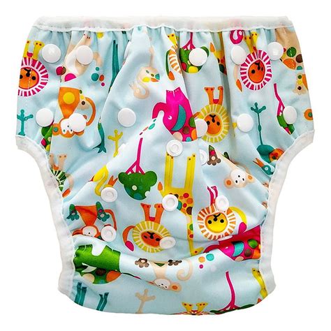 Washable Baby Cloth Diaper Cover Waterproof Cartoon Baby Diapers