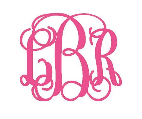 See more ideas about fonts, ttf, monogram fonts. 5 Personalized Vinyl Monogram Decal Great for | Etsy ...