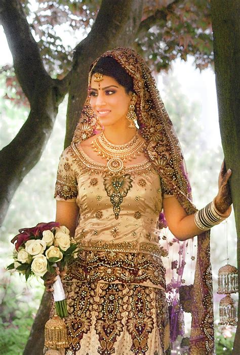 Beautiful East Indian Woman In Traditional Wedding Dress Photograph By