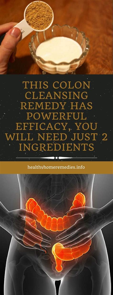 This Colon Cleansing Remedy Has Powerful Efficacy You Will Need Just 2 Ingredients Healthy