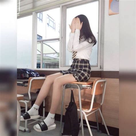 School Girl Skater Skirt Ballet Skirt Teen Asian The Originals Skirts Socks Sandals
