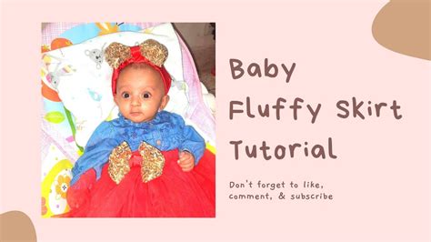 Baby Fluffy Skirt Cutting And Sewing Tutorial Newborn Tutu Skirt