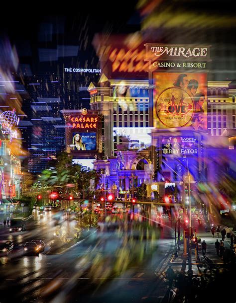 Blurry Vegas Nights Photograph By Ricky Barnard Pixels