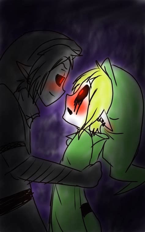 Dark Link X Ben Drowned Sketch By Annawerewolfartist On Deviantart