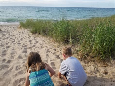 Lake View Beach At The Indiana Dunes Photo