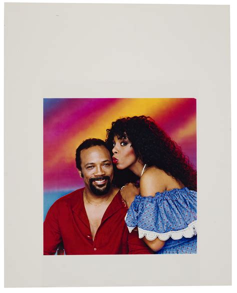Photograph Of Donna Summer And Quincy Jones David Alexander 1982