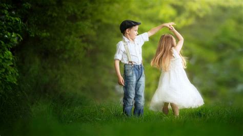 A Cute Little Dance Photography Hd Wallpaper 1920x1080