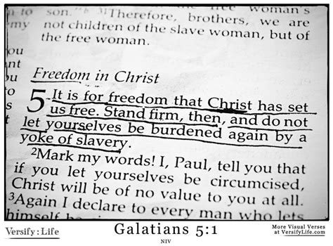 In Galatians Five Paul Speaks Of A Newfound Freedom We Have In Christ